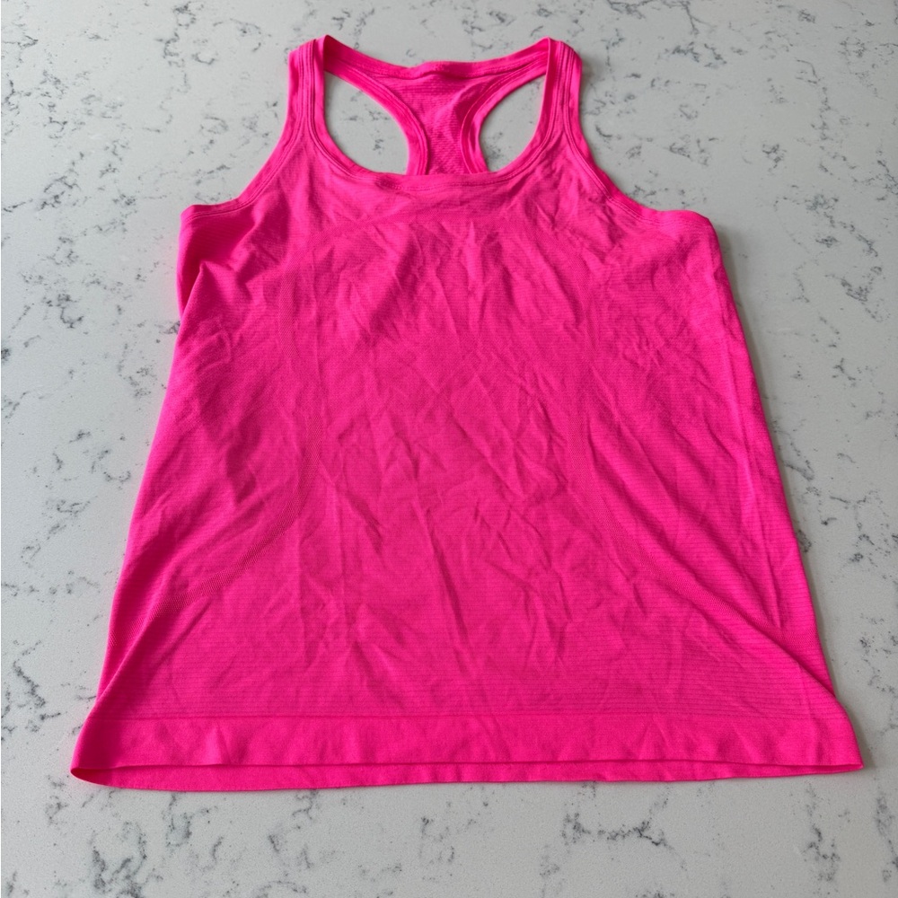 Lululemon Vibrant Pink Racerback Tank Top